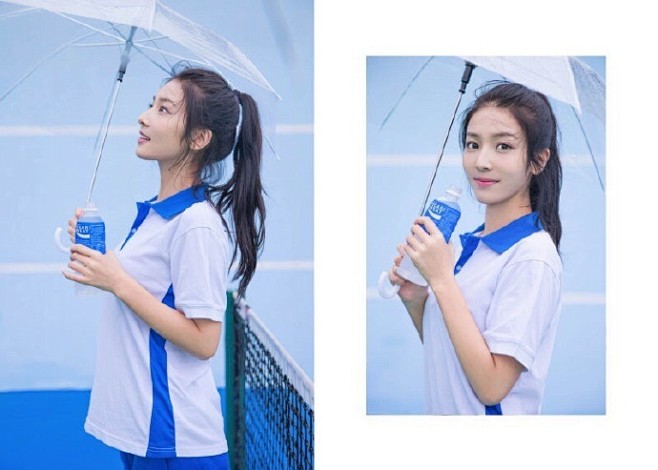 组图上戏表演系女神清纯校服写真颇具星相就读于上海戏剧学院的校花在