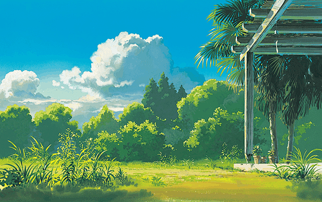 宫崎骏御用场景画师男鹿和雄森林的创造者画集