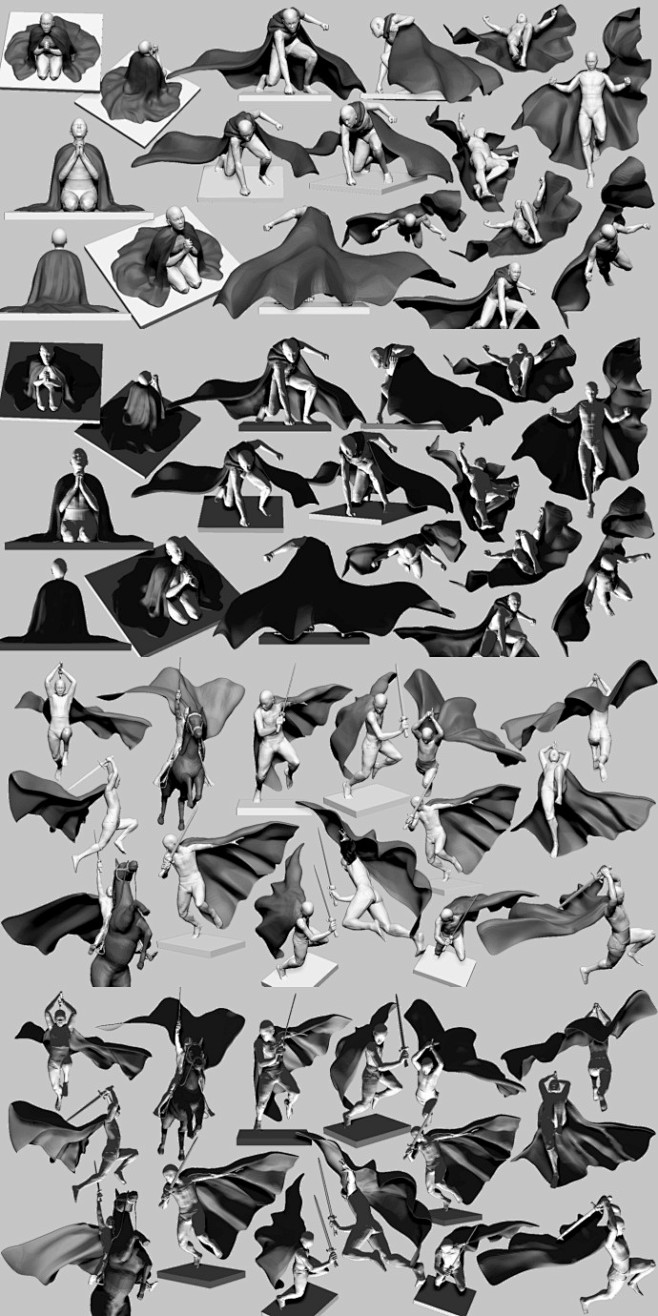 绘图参考搬运侵删p站斗篷披风经典姿势合集作者panid91766826767