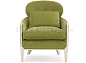 美式新古典家具定制 美式实木布艺沙发椅 单人沙发椅/休闲椅