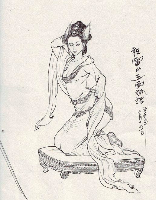 西游记人物线稿