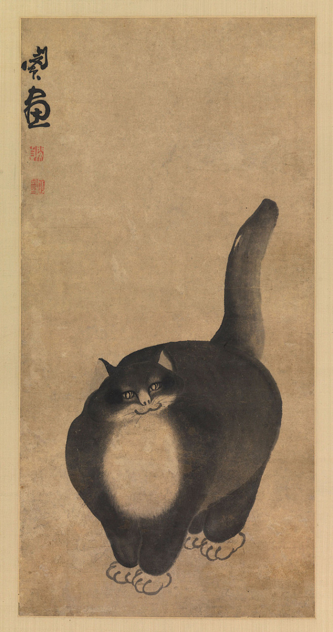 古人也画过不少猫但像这么可爱的很少图自扬州八怪之一的闵贞笔下的