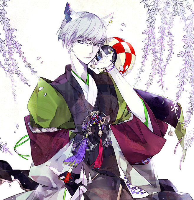 二次元美男# #动漫# #头像# #狐.