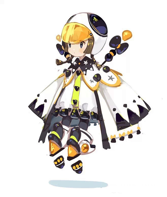 原画精品韩国q版角色设定概念稿