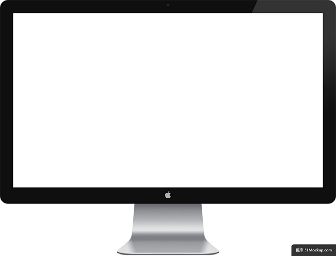 苹果电脑手绘一体机模板免扣png