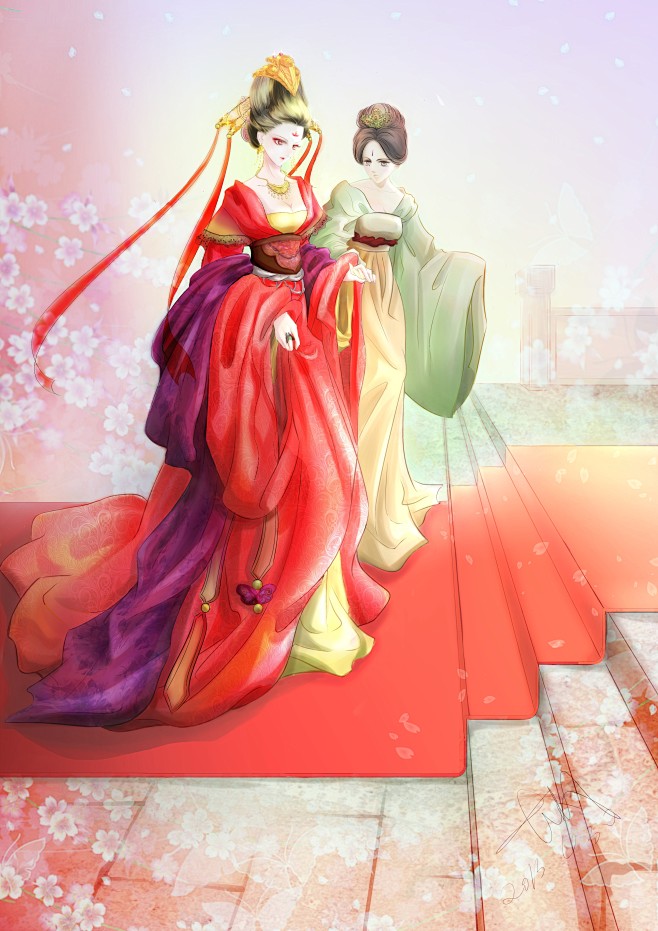 21:55:11新娘 #水彩#1喜欢古风 ◆ 女pana盯裆猫