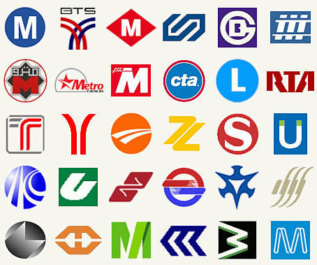 世界各地170个地铁标志采集大赛