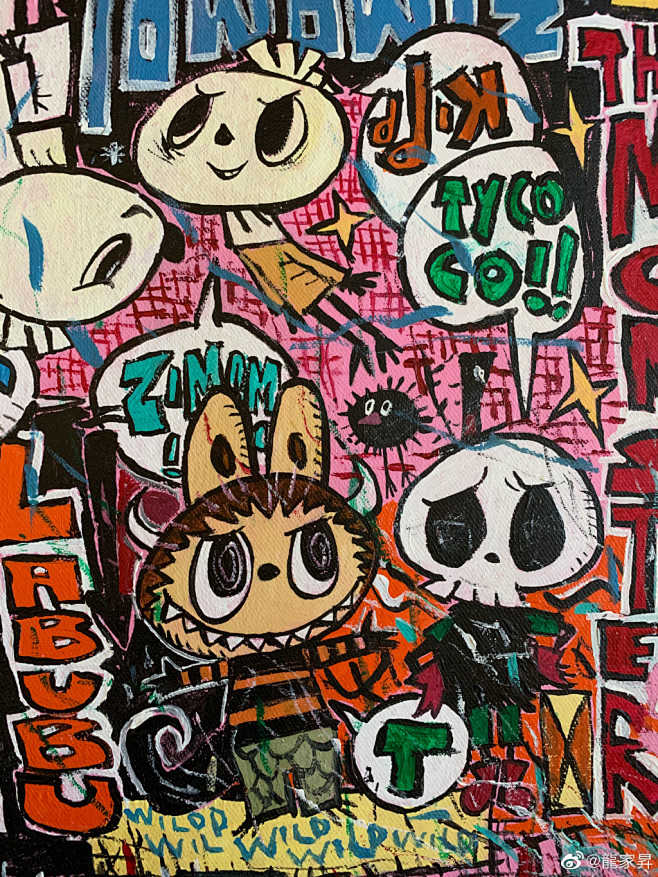 小猪变熊从一人一世界-灵转采于2021-01-24 11:06:16labubu插画小猪变