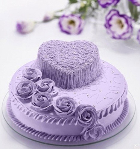 紫色香芋蛋糕浪漫温馨