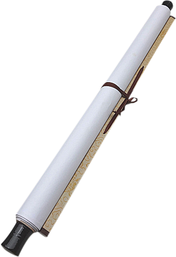 字画书卷画卷素材png