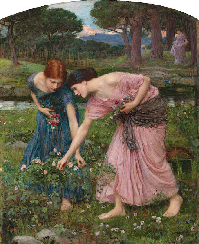 johnwilliamwaterhouse1849年1917年英国新古典主义与拉斐尔前派画家