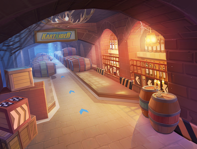 跑跑卡丁车大城堡秘密地下室