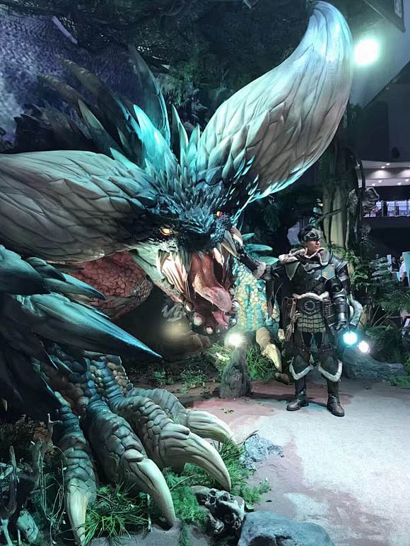 图片tgs2017怪物猎人世界展台怪物猎人世界吧百度贴吧