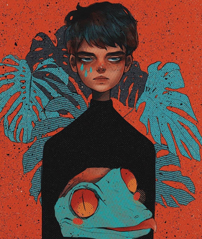 ins插画师vitkaninn