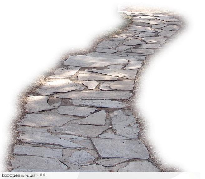 云山客从素材公社网小编转采于2022-03-02 16:23:29石板组成的小路