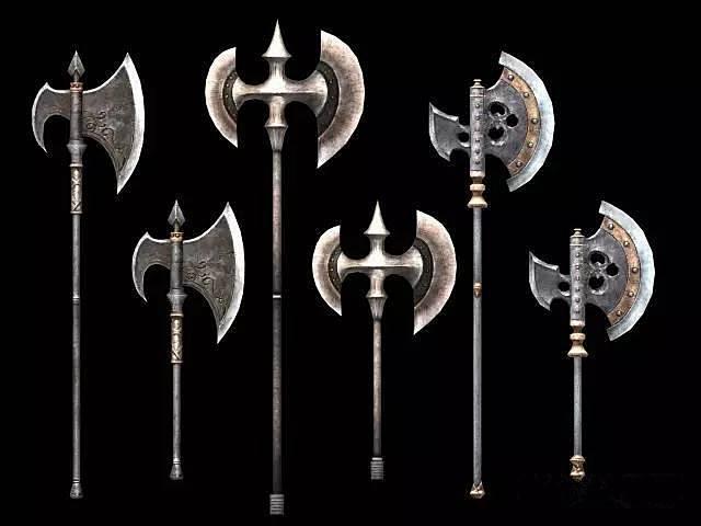 09:23:08中国古代冷兵器:斧素材 {游戏装备 武器设定}邓圣彬同采自