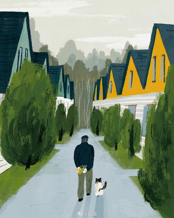 插画师卤猫作品