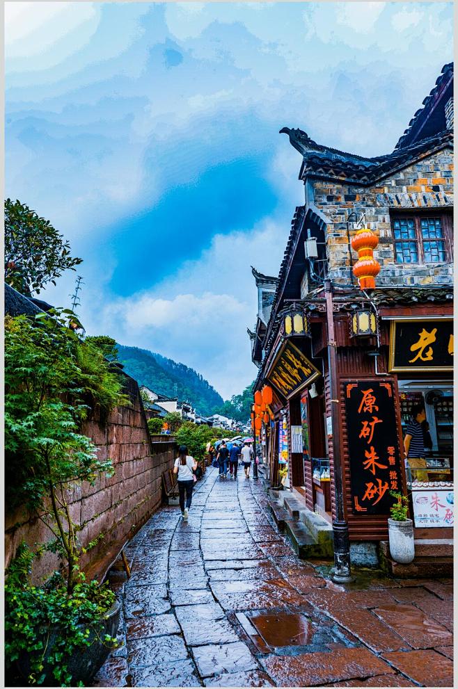 凤凰古城风景摄影图片