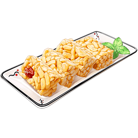 沙琪玛食物图