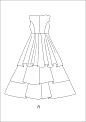 服装款式图结构图册-女装设计-服装设计