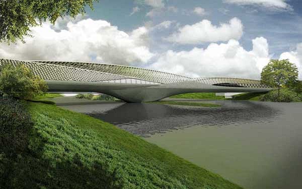 zahahadid萨拉戈萨2008年世博会桥梁设计环境艺术创意图库采集大赛