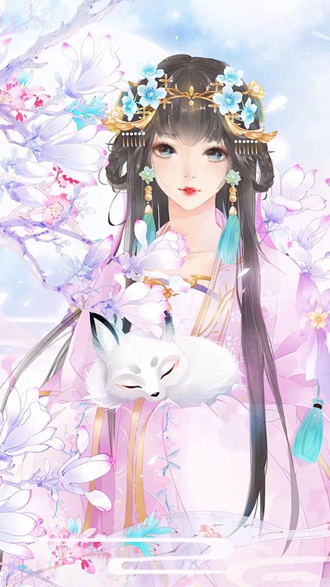 古风 女 人像 头像 人物 手绘