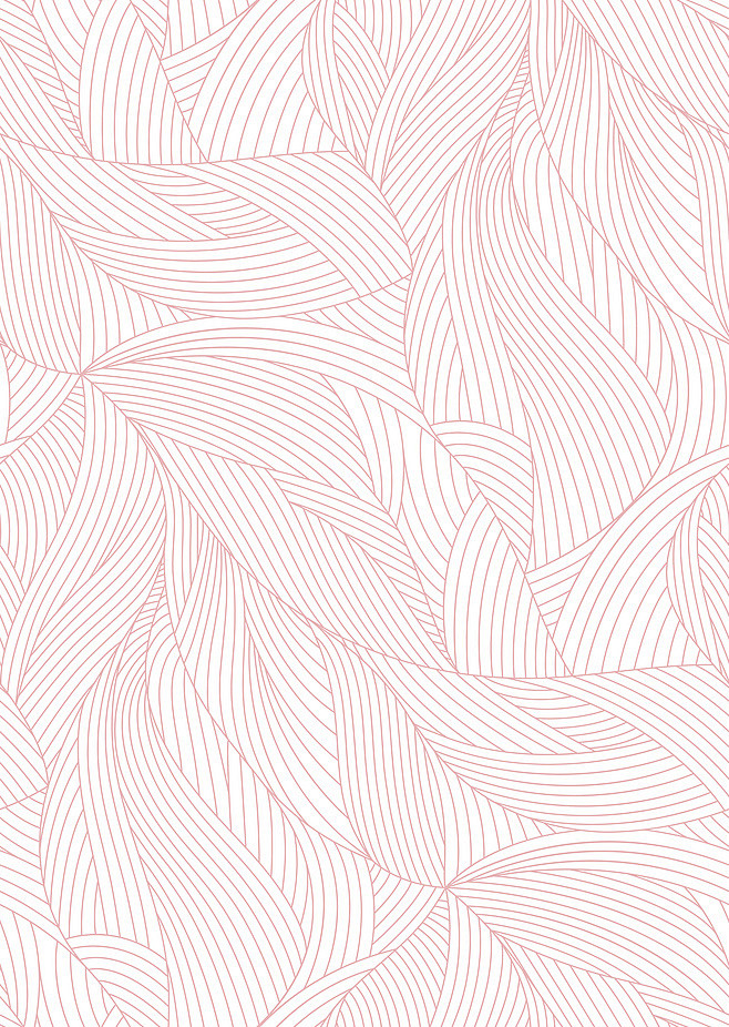 树叶简洁单色线条底纹