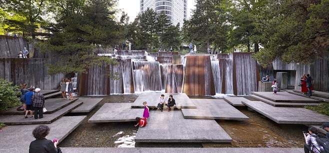 伊拉凯勒水景广场irakellerfountainplazabylawrencehalprinmooool