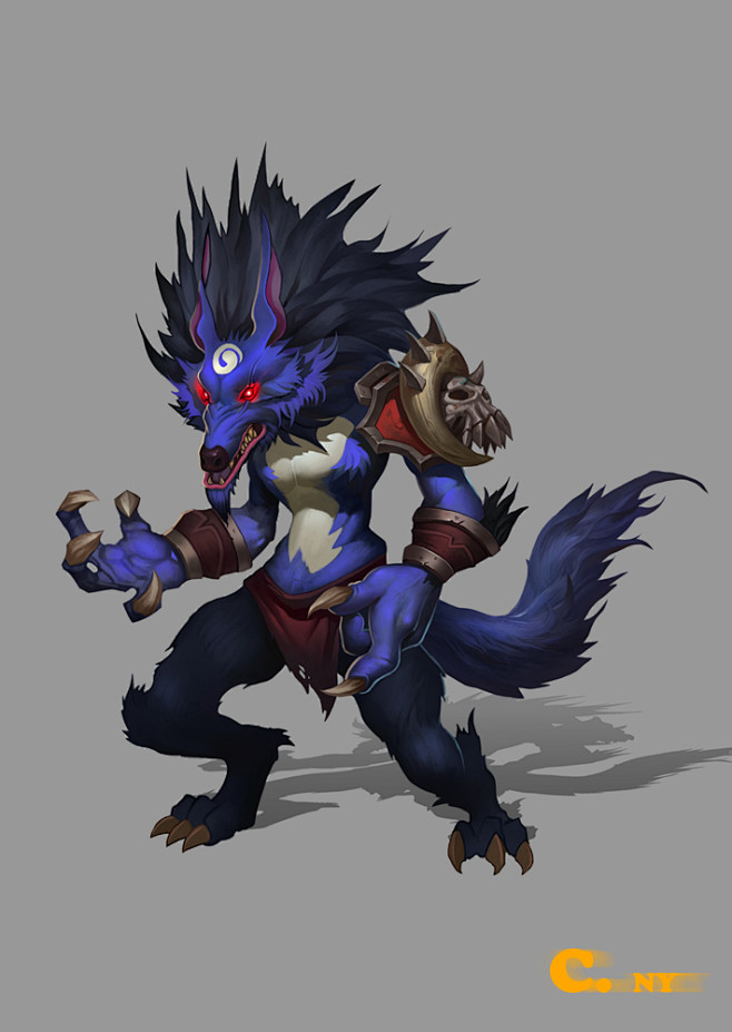 狼人欧美欧美q版q版角色3头身角色q版