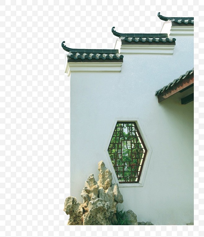 中国风建筑房檐屋檐围墙徽派建筑古典建筑