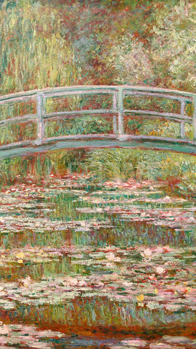 logic酱从宁馨郁金香转采于2018-05-02 19:52:42莫奈花园风景插画