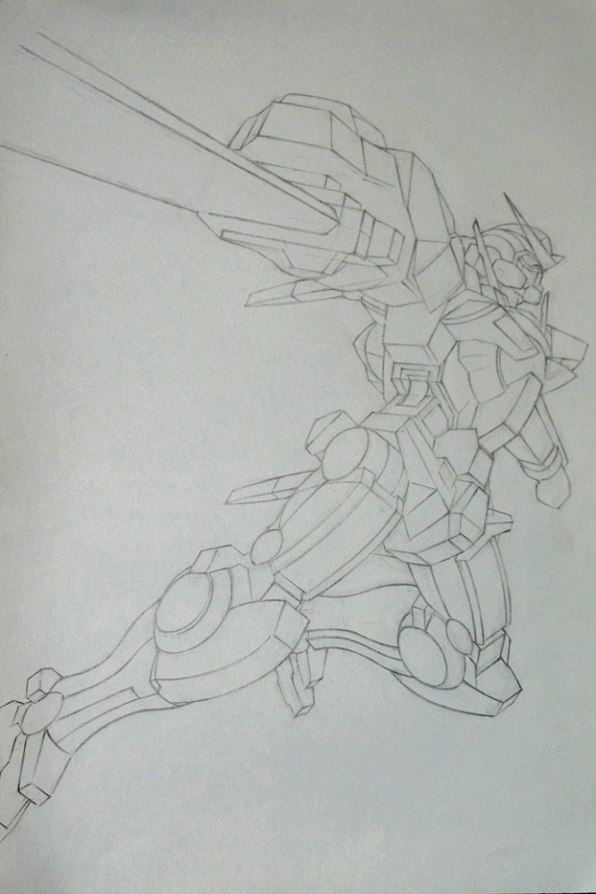 回赠嘟嘟临摹的高达exia一只原创绘图区天使动漫论坛梦开始的地方