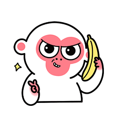 表情q版猴子造型设计可爱卡通