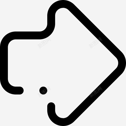 右箭头方向图标icon标识标志ui图标设计图片免费下载页面网页平面电商