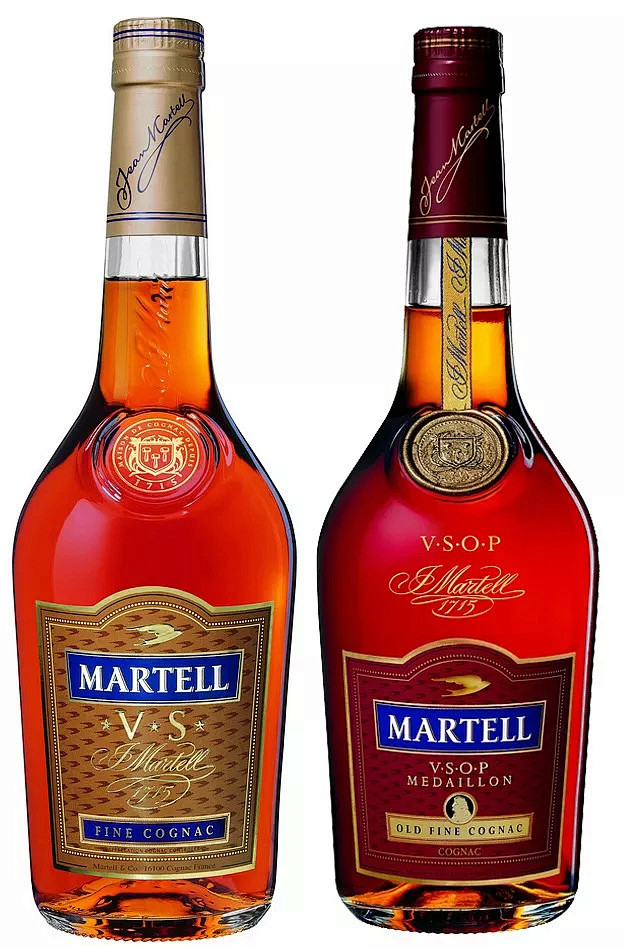 世界知名酒品牌马爹利martell换新logo和包装啦重新绘制了燕子和盾徽