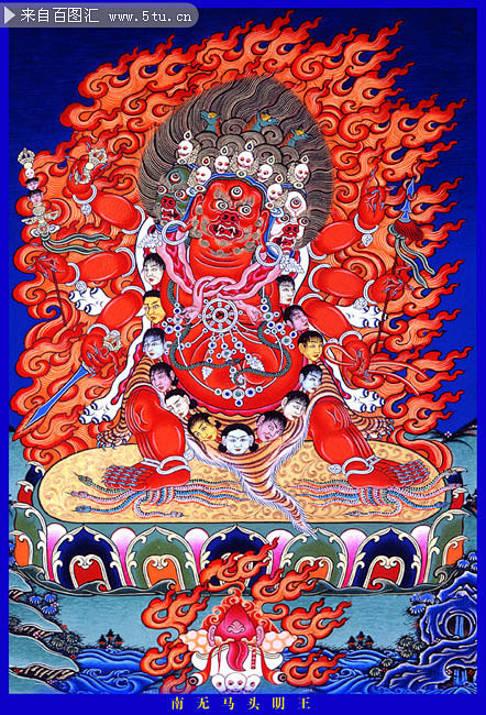 马头明王唐卡