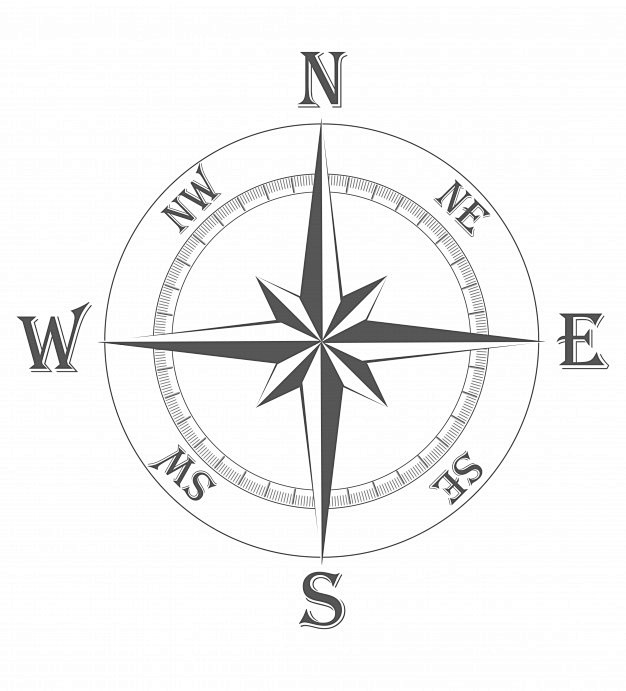 指南针罗盘图形矢量图素材