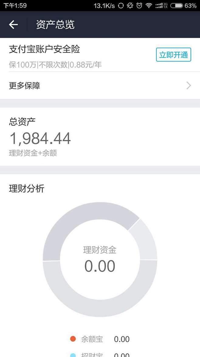 支付宝总资产