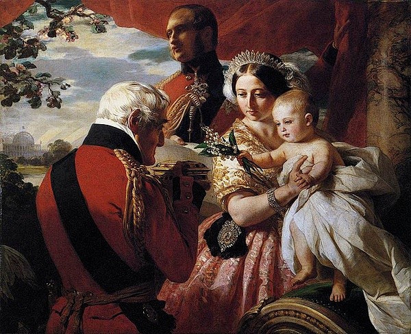 1851年的维多利亚女王阿尔伯特亲王和孩子