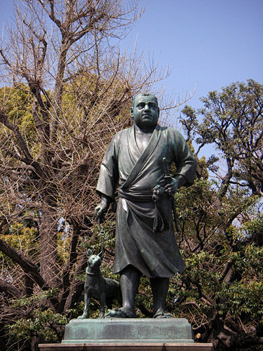 上野行西乡隆盛铜像