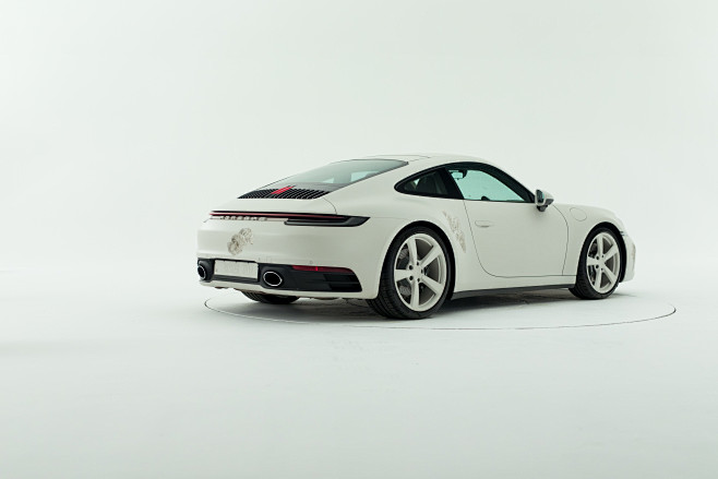 保时捷与danielarsham联名之作结晶腐蚀版911
