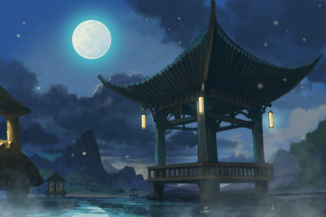 转采于2017-09-26 15:21:03古風場景场景-宫廷那年夏天050205