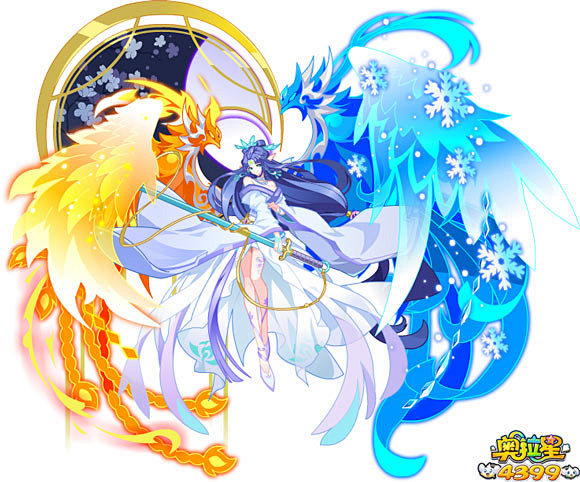 奥拉星紫霞仙子炽寒天凤图片紫霞仙子炽寒天凤高清大图