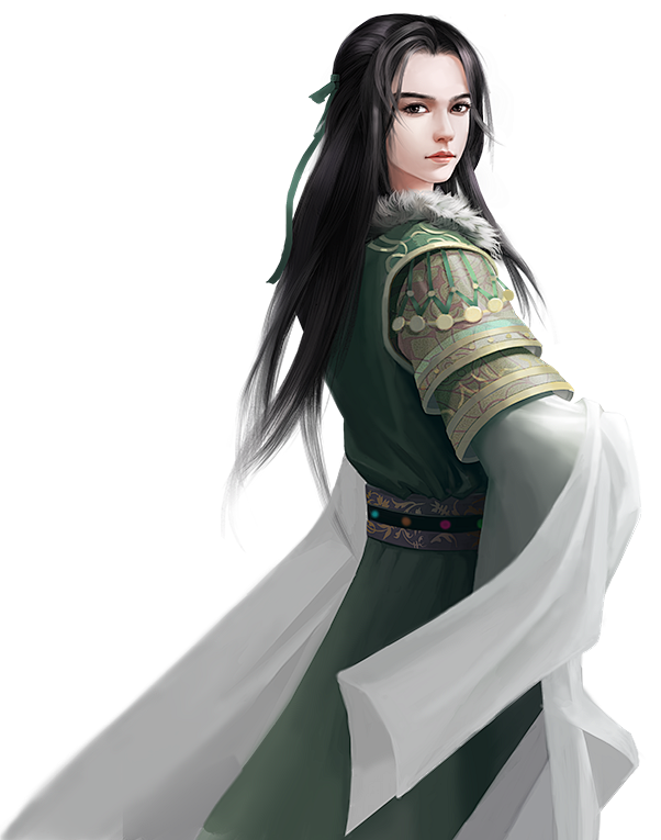 绿衣少年古风