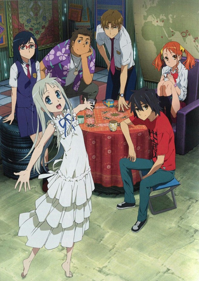 未闻花名动漫插画