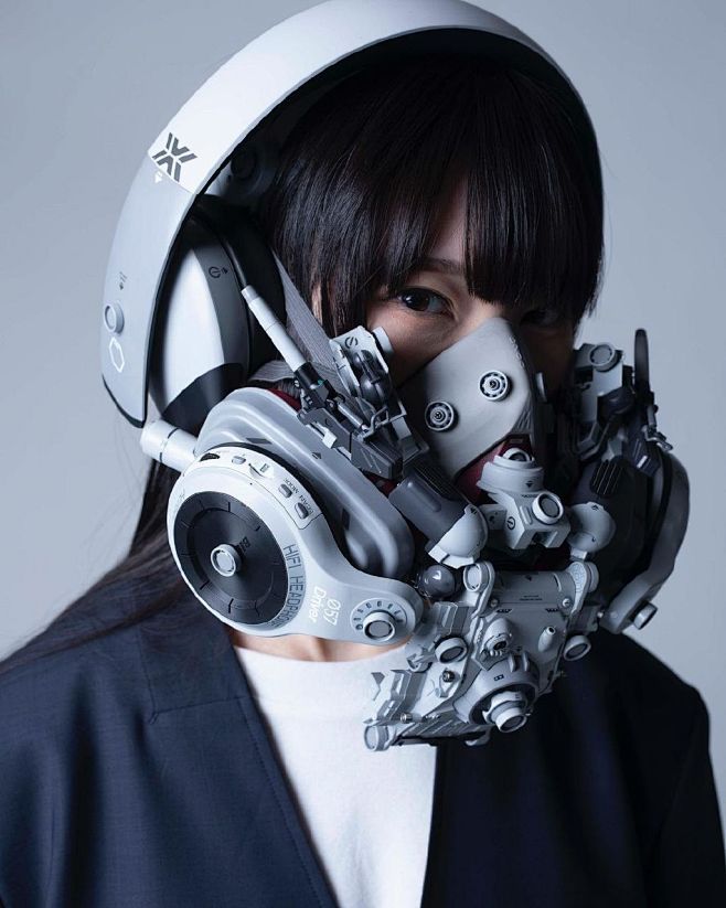 赛博机械少女参考好帅开学季insike来自学画画上轻微课微博