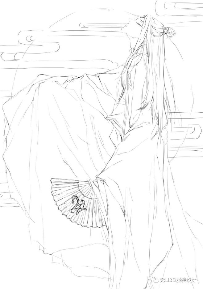 游戏/动漫人物造型专业手绘技法(古风篇).