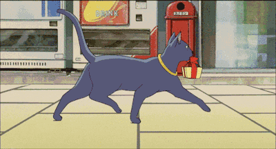 24帧动画猫走路分解图图片