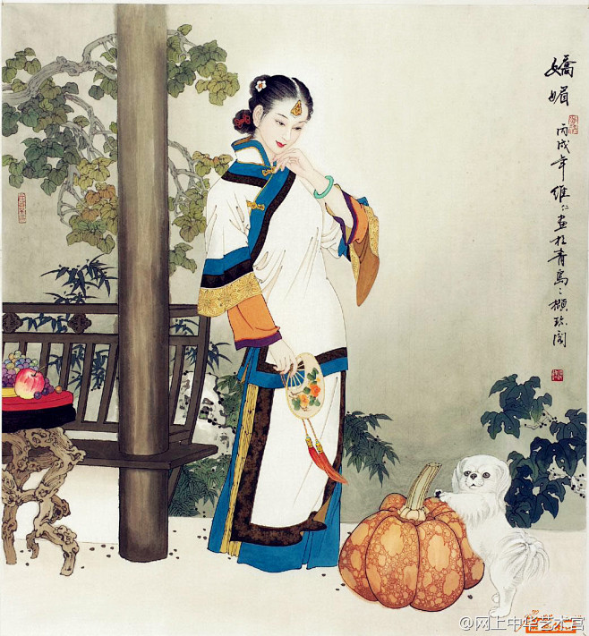 项维仁工笔仕女画微展