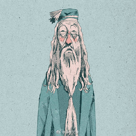 邓布利多哈利波特插画